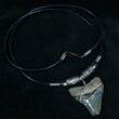 Serrated Megalodon Tooth Necklace - #6475-1